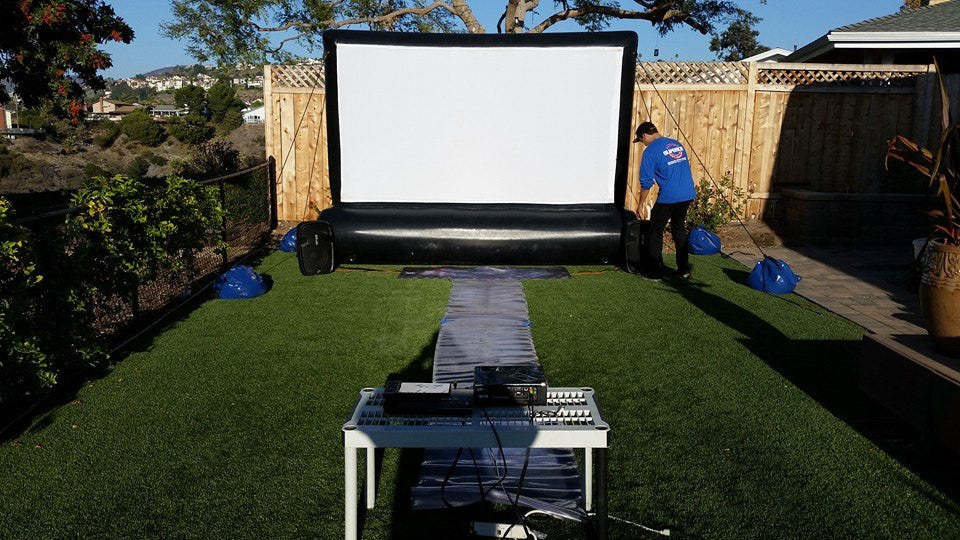 30ft SILENT INFLATABLE MOVIE SCREEN
