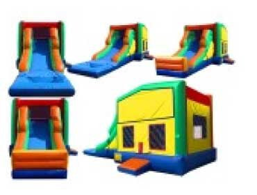 PRIMARY COLORS --WET / DRY COMBO  BOUNCE HOUSE