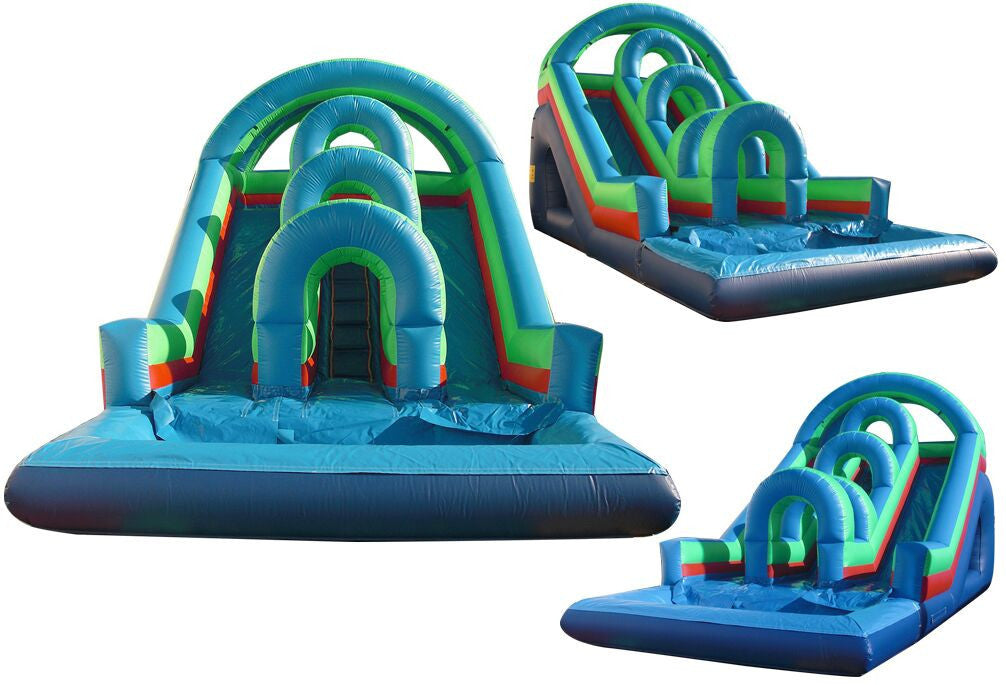 ARCH THEME FRONT LOAD / DUAL LANE  WATER SLIDE #3
