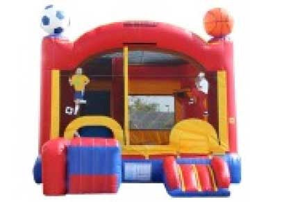 SPORTS THEME  ALL-IN-ONE COMBO #  2 BOUNCE HOUSE