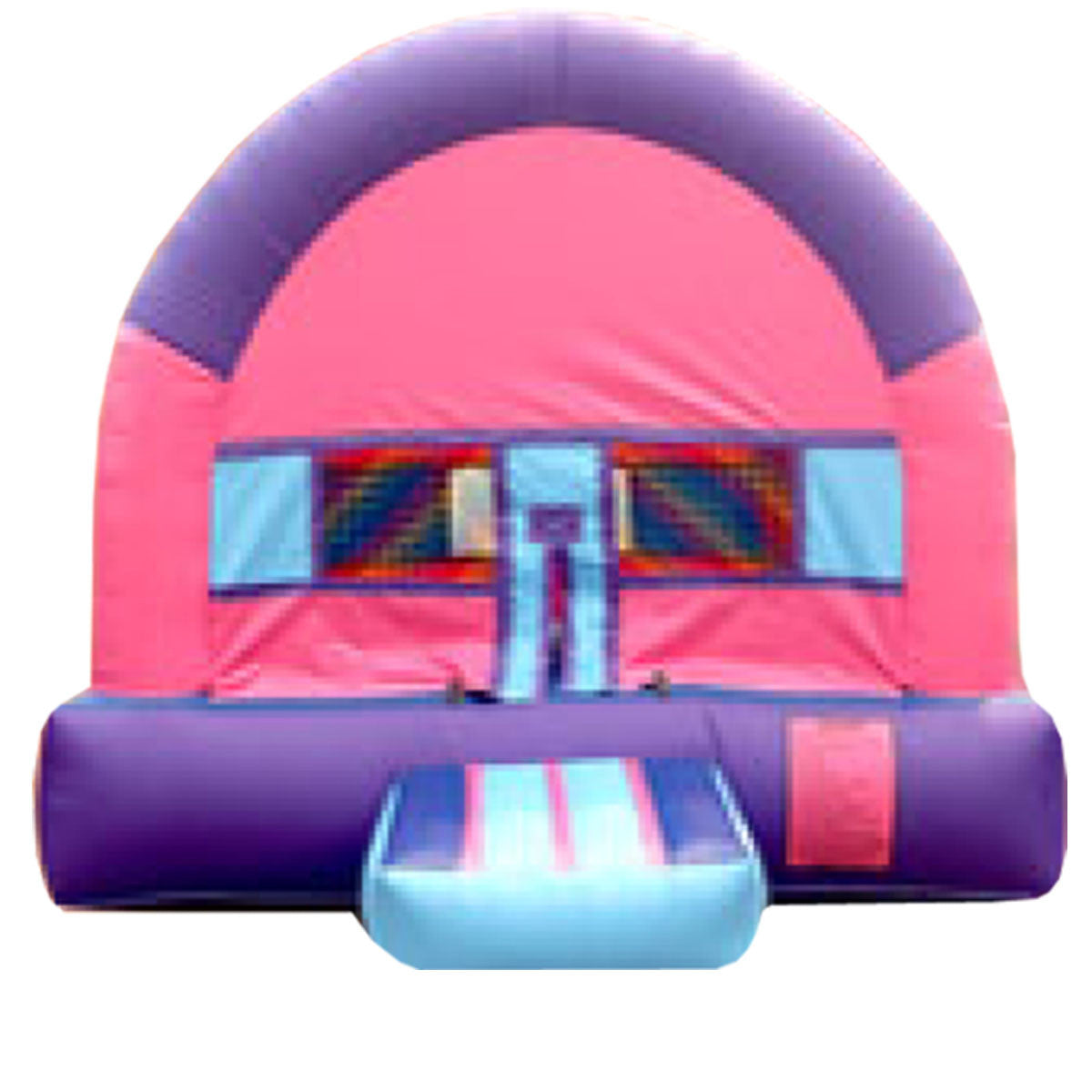 BLUE & GREEN ARCH THEME  BOUNCE HOUSE
