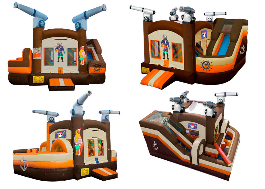 PIRATE MINI OBSTACLE COURSE BOUNCE HOUSE