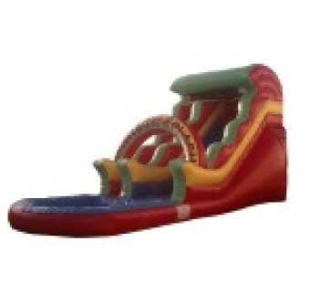 BASIC RED ARCH WATER SLIDE
