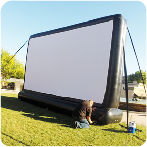 16ft SILENT INFLATABLE MOVIE SCREEN