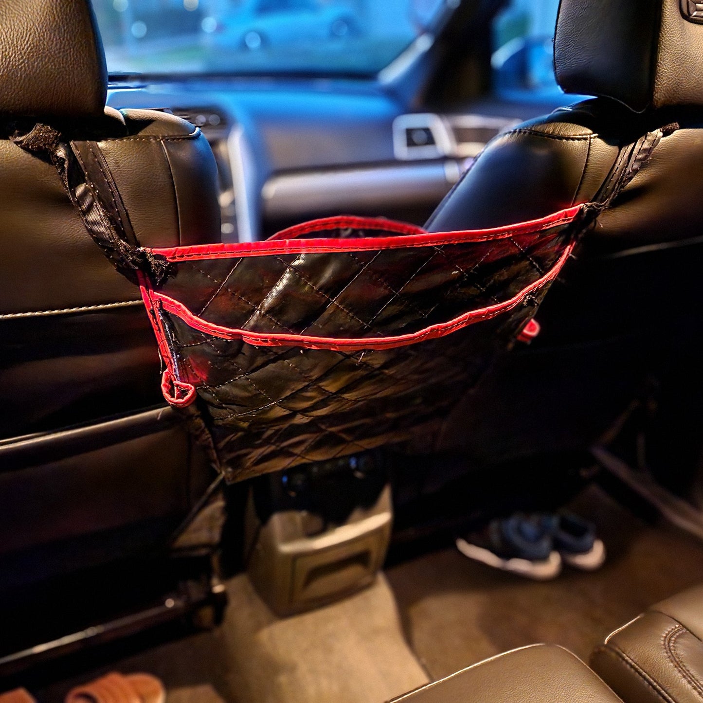 Custom purse and pocket storage holder for your car