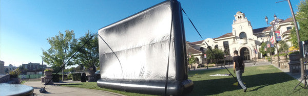 20 FEET  SILENT INFLATABLE MOVIE SCREEN