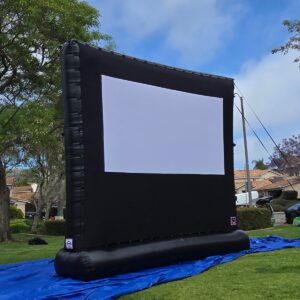 12ft (12'x7' Picture Size) INTIMATE-XL Pro series inflatable movie projection screen