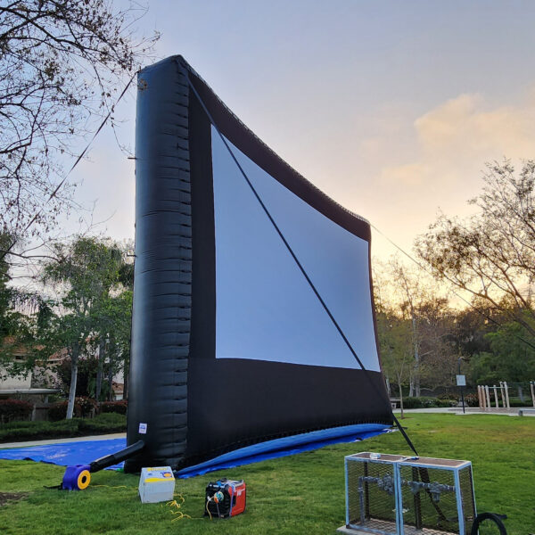 Showtime series inflatable projection movie screen